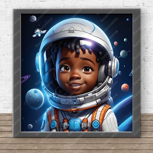Black Boy Astronaut A